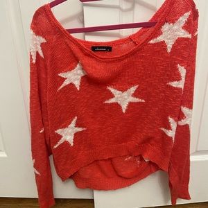 Star- printed sweater